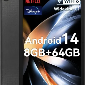 10.1″ Android 14 Tablet with 8GB RAM & 64GB Storage