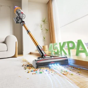 V18 Cordless Vacuum Cleaner 550W – 45,000Pa Ultra-Power Suction with Brushless Motor & LED Display